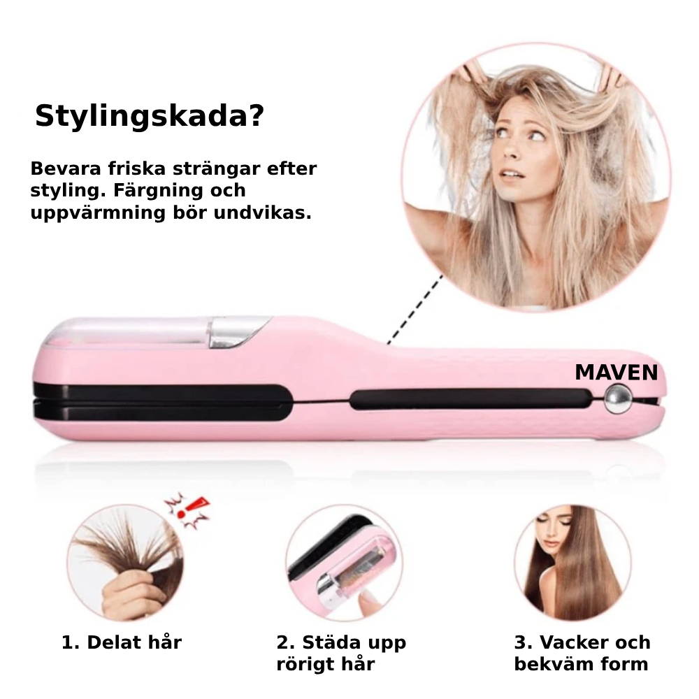 Trimmer för kluvet hår